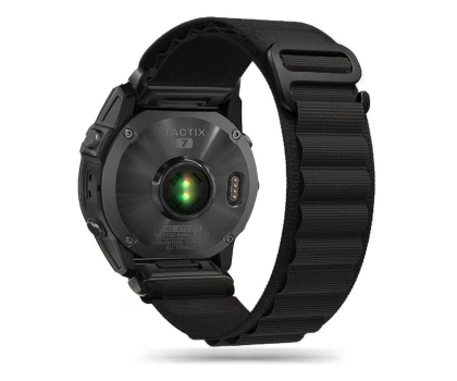 Pasek i akcesoria do zegarków TECH-PROTECT Nylon Pro do Garmin Fenix (26mm) Black 9319456607758